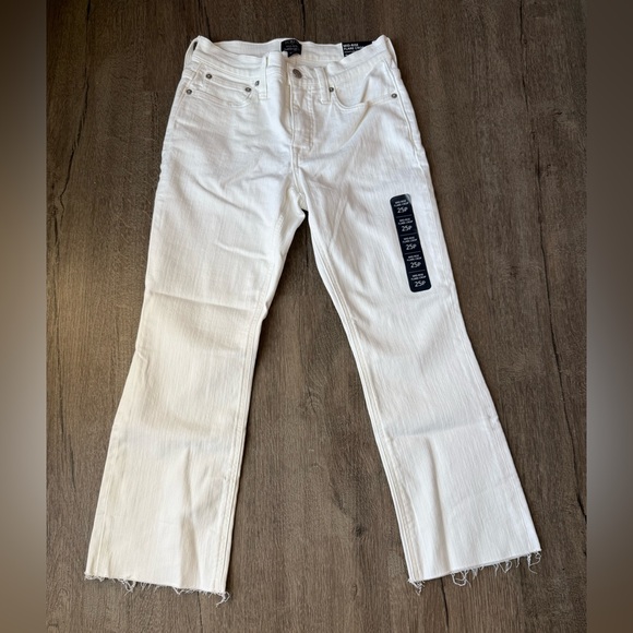 J. Crew Factory Denim - J Crew Factory Mid Rise Flare Crop Jeans